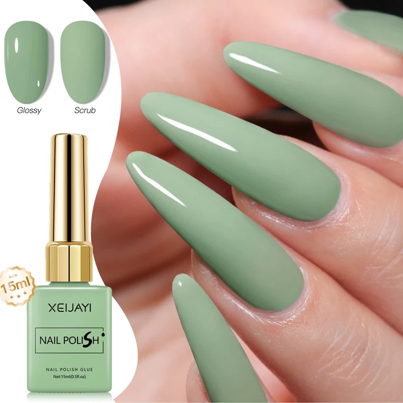 Botella cuadrada de colores, barniz de uñas en Gel, 60 colores, brillo mate, esmalte de uñas transparente, fruta, verde, arte de uñas, laca de Gel UV