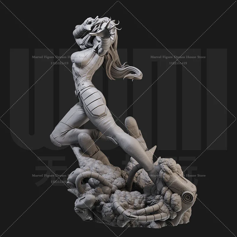 1/24 1/18 Scale DIY Self-assembled GK 3D Resin Un-panited Doll White Model  Official Classic Mutants Couple Jean and Scott
