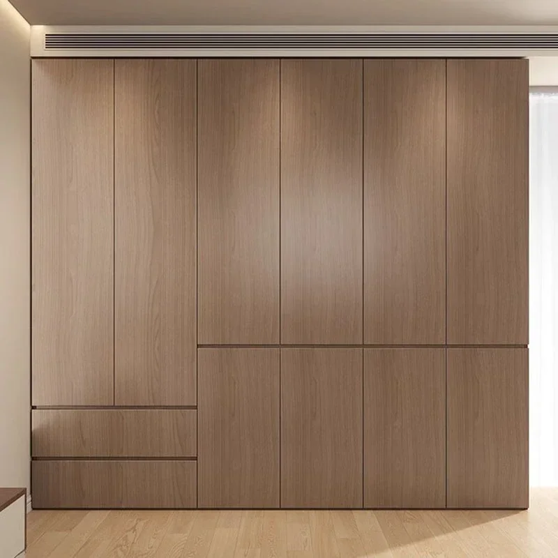 

Organizer Luxury European Wardrobe Storage Open Clothes Wooden Modern Wardrobe Bedroom Designer King Vestidores Hotel Furniture