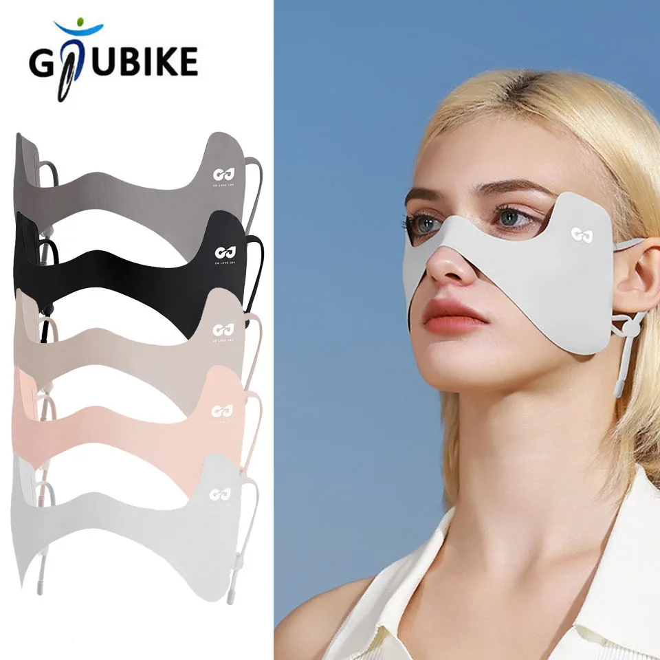 GTUBIKE Breathable Elastic Ice Silk Mask UV Protection Sunscreen Veil Sunscreen Eye Patches Thin Eye Protection Mask Cycling