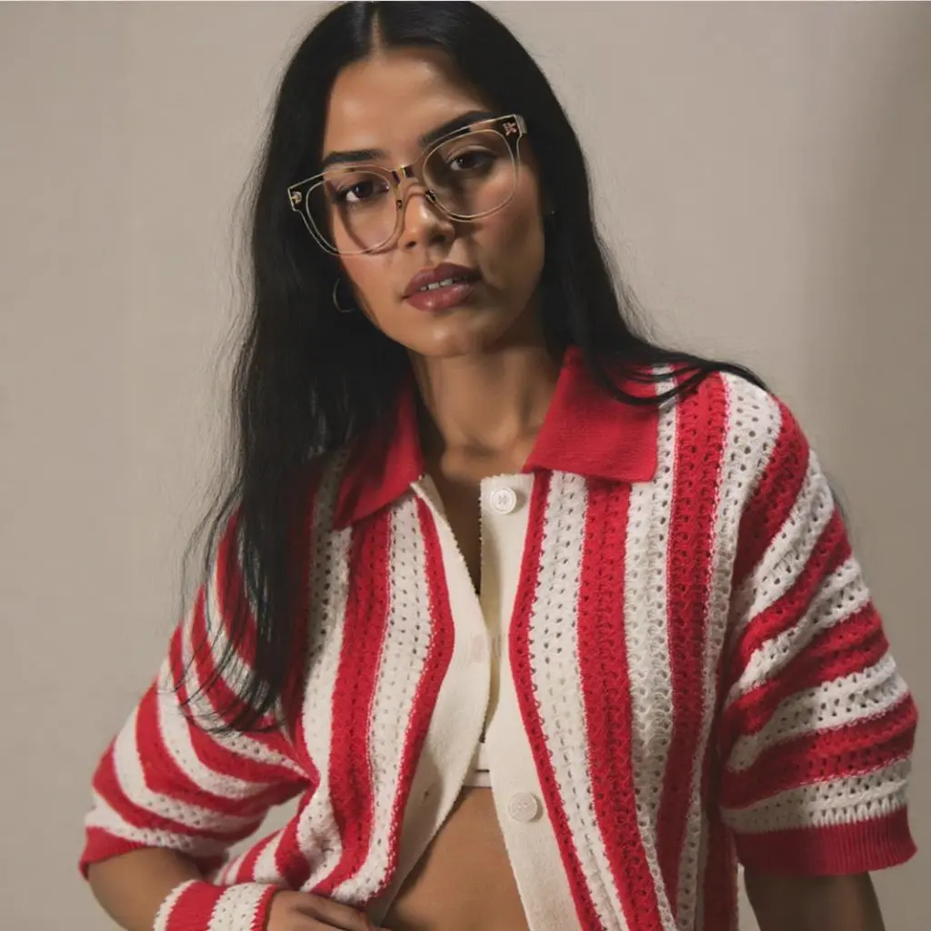 

Модный полосатый свитер для женщин, шикарный осенне-зимний дизайн с лацканами контрастных цветов в европейском и американском стиле