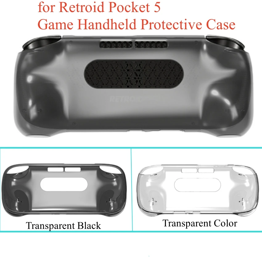 

Защитный чехол из ТПУ для портативного игрового защитного чехла Retroid Pocket 5, игровые аксессуары