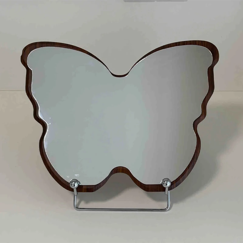 r*-Decoration Modern Mirror Irregular Luxury Cute Dressing Table Frame Mini Funky Bedroom Spiegels Living Room Decorations