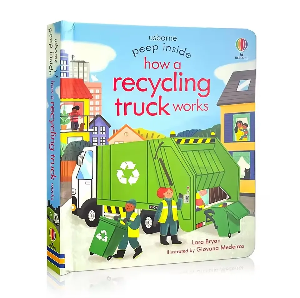 Usborne Peep Inside How Works Series كتاب صور تعلم المعرفة العلمية باللغة الإنجليزية كتاب القراءة اليومي وقت النوم #6