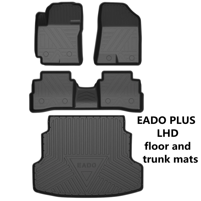 Fit for Changan EADO plus car carpet EADO plus All-Weather car floor mats trunk mat Fit For EADO plus waterproof car floor mats