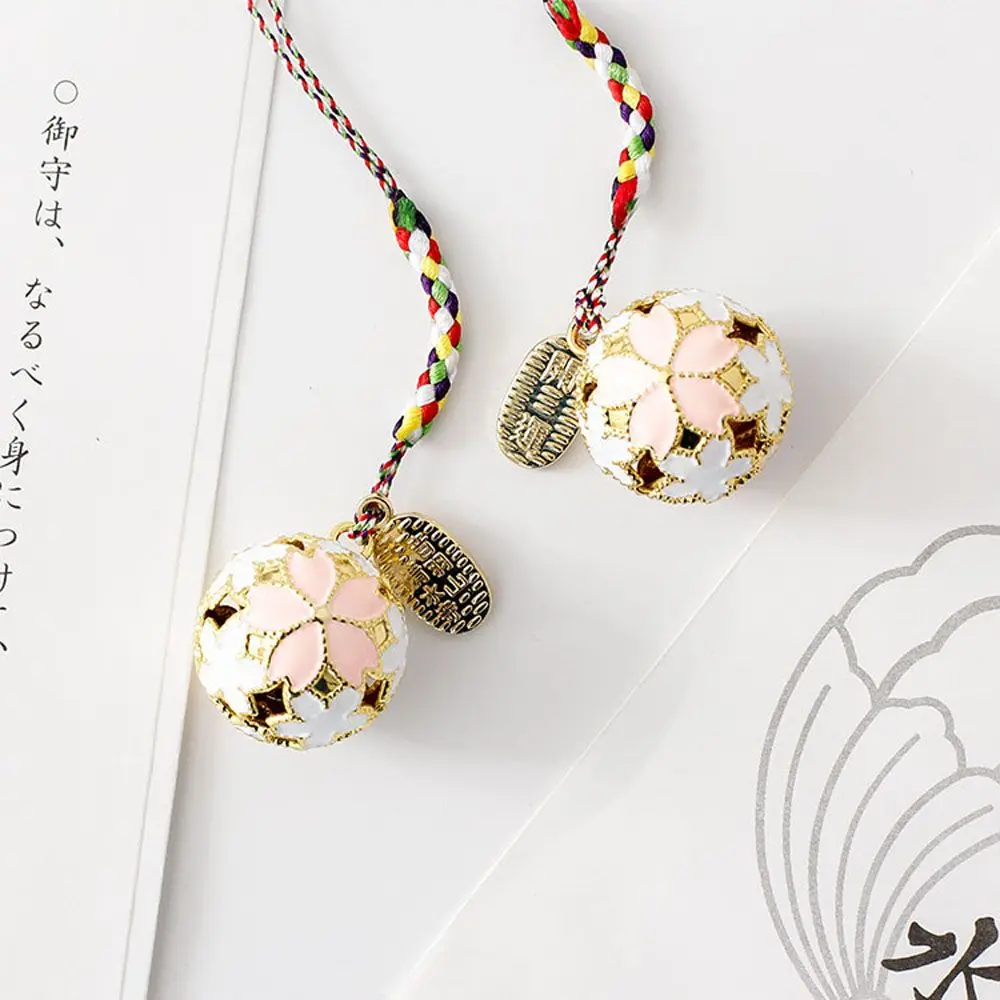 أزياء أزهار الكرز هدية سحر ساكورا جرس المفاتيح حلقة رئيسية اكسسوارات المجوهرات