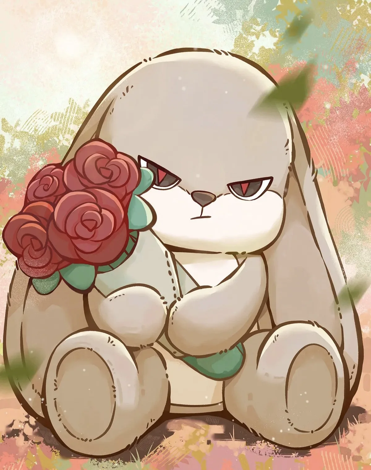 Новый кролик DiDi, плюшевая игрушка, кукла-кролик, успокаивающая кукла, подарок для девочки, плюшевые игрушки