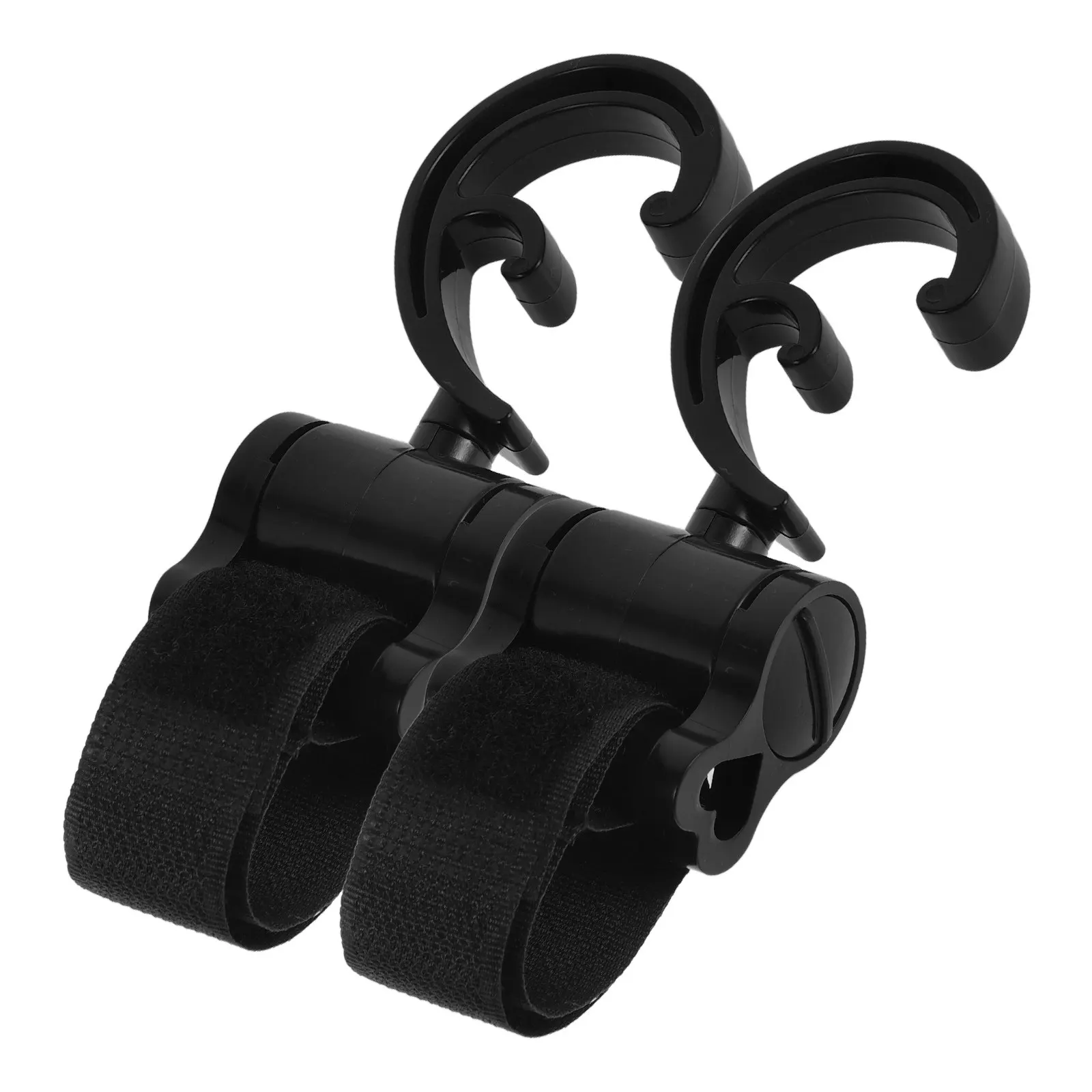 

2pcs Stroller Hooks With Semi-Enclosed Design For Diaper Bags Shopping Bags Purse Hanging Stroller Clip Carriage Hook