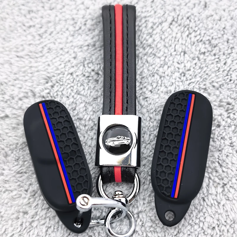 Silicone Motorcycle Electronic Start Key Shell Cover for ZONTES 368G 368D 368E 368K 350E 703F 703RR Key Protector Accessories