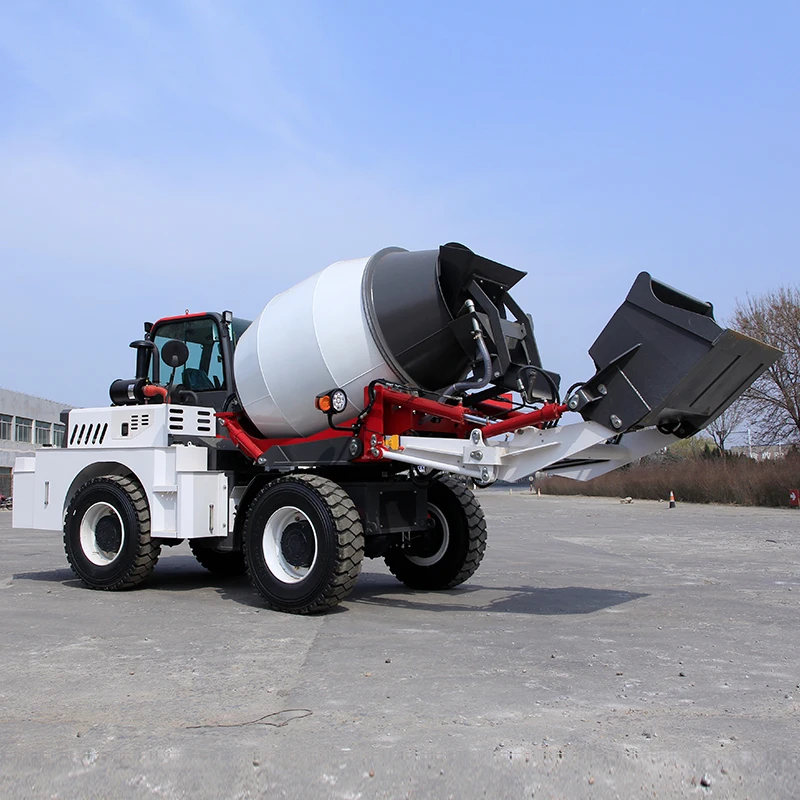 Innovative Self-loading Concrete Mixer Pump Truck EPA/Euro 5 Engine Gear for Continuous Pouring High-Rise Projects customized