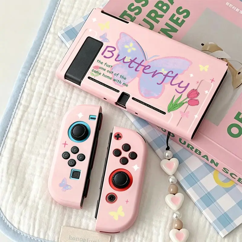 Ultra-slim Shock-absorbing Case for Nintendo Switch NS Game Console TPU Split Protective Case Anti-Scratch Shell Protector