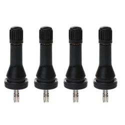 20-4pcs TPMS Snap-in Black Rubber Tubeless Tire Tyre Valve Stems Tire Pressure Sensor for Nissan Qashqai Sylphy Teana Car Parts