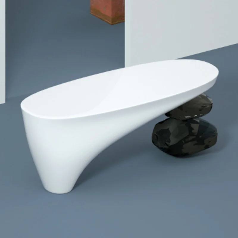 ✿s Custom Artistic Design Small Nail Hair Salon Checkout Counter Hotel Office Building Fiberglass Front Desk
