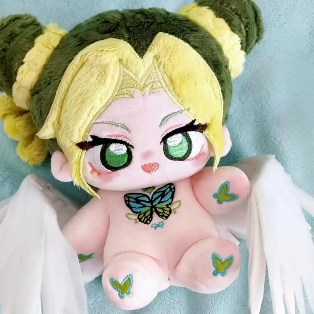 

Stuffed 20cm Anime JoJo's Bizarre Adventure Jolyne Cujoh Plush Doll Body Cosplay Dress-up Collectible Cartoon Cotton Xmas Gifts