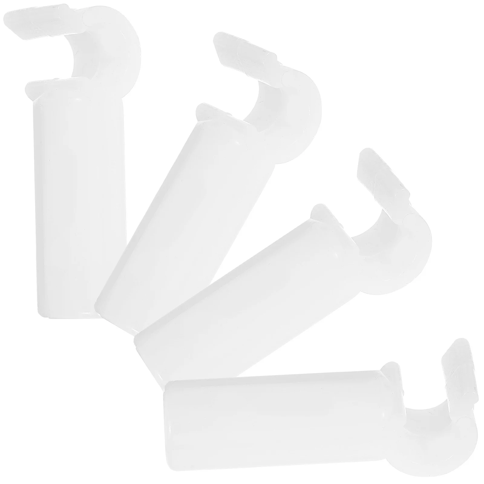 

4Pcs Mosquito Net Grabber Thickened Plastic Buckle for Mosquito Netting Bracket Rod Strong Hold No Sagging Reusable Installation