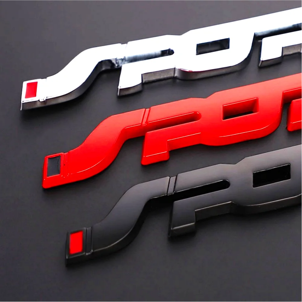 1x Mode Sport Emblem Abzeichen Auto Stamm Kotflügel Aufkleber Auto Auto Aufkleber Decor