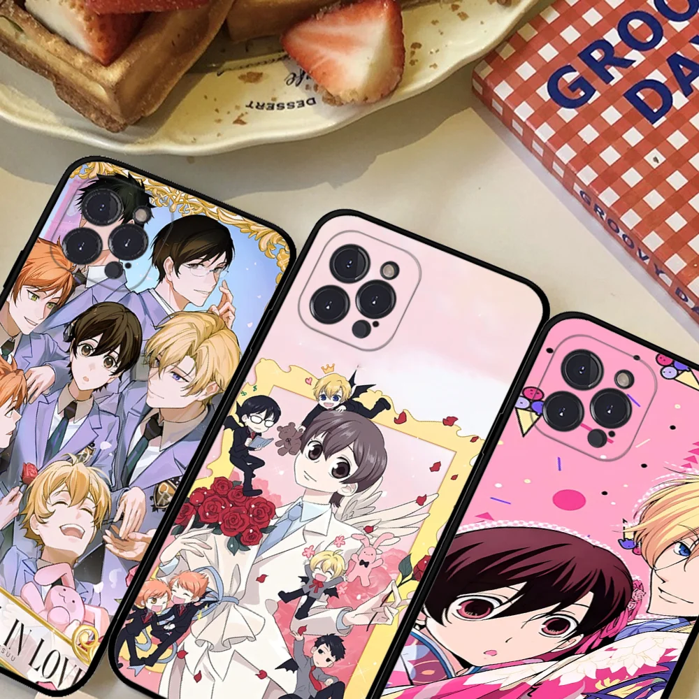 O-Ouran High School Host Club Phone Case For IPhone 16 15 14 11 12 13 Mini Pro XS Max Cover 6 7 8 Plus X Funda Shell