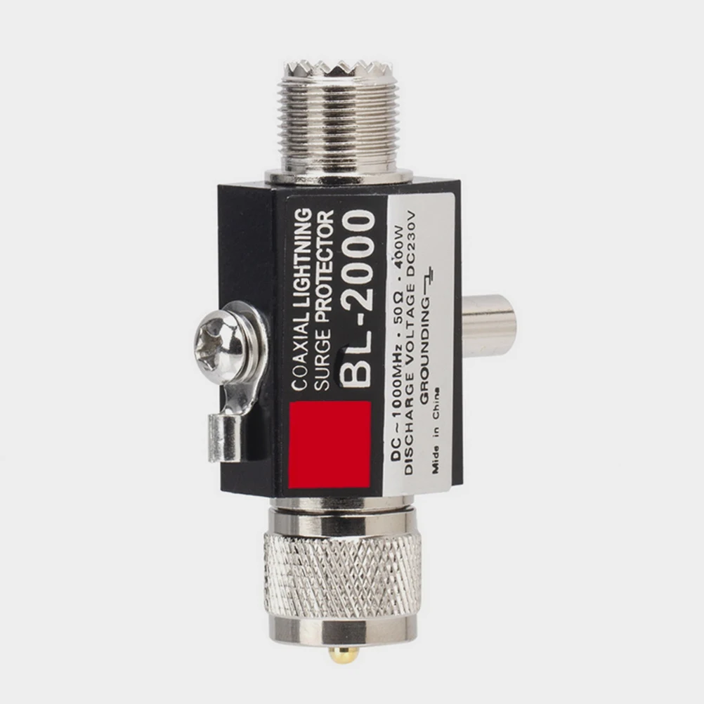 

Surge Protector PL259 Male to Female 50Ohm Antenna Thunder Arrestor Coax Cable Outdoor Signal Equipment Safety