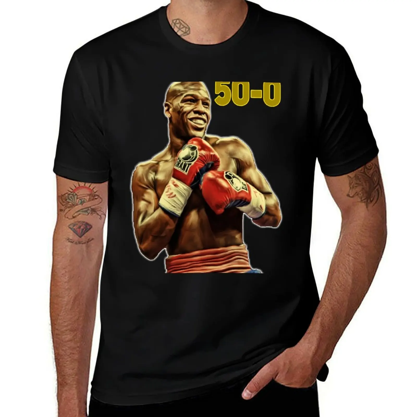

50-0 Floyd Mayweather Classic T-Shirt printed t shirts for man man t shirt luxury T-Shirt