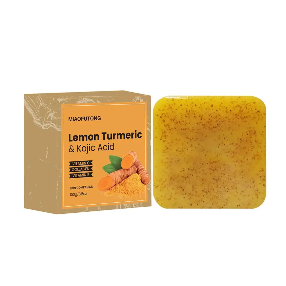 Turmeric Kojic Acid Soap Bar Turmeric Face And Care Care 100g Soap Whitening Soap Body Skin Removal Body Oil Acne Z7f1