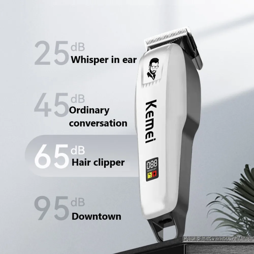 Kemei Professional Hair Clipper Rechargeable Hair Trimmer For Men Shaver Hair Cutting Machine Barber Accessories Cut Machin