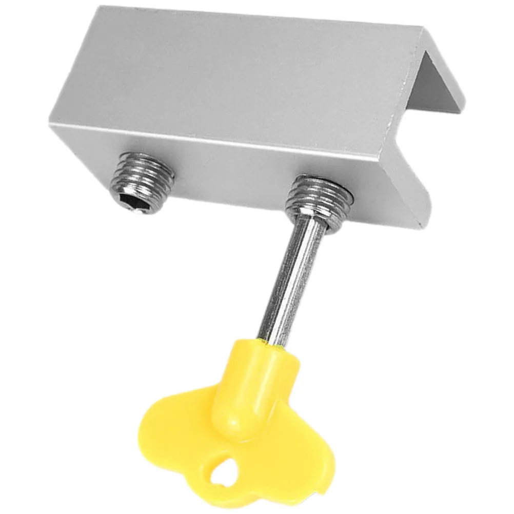 

Aluminum Alloy Sliding Window Lock Security Bars Keys Adjustable Childproof Home Sturdy Easy Installation Fits Windows Hardware