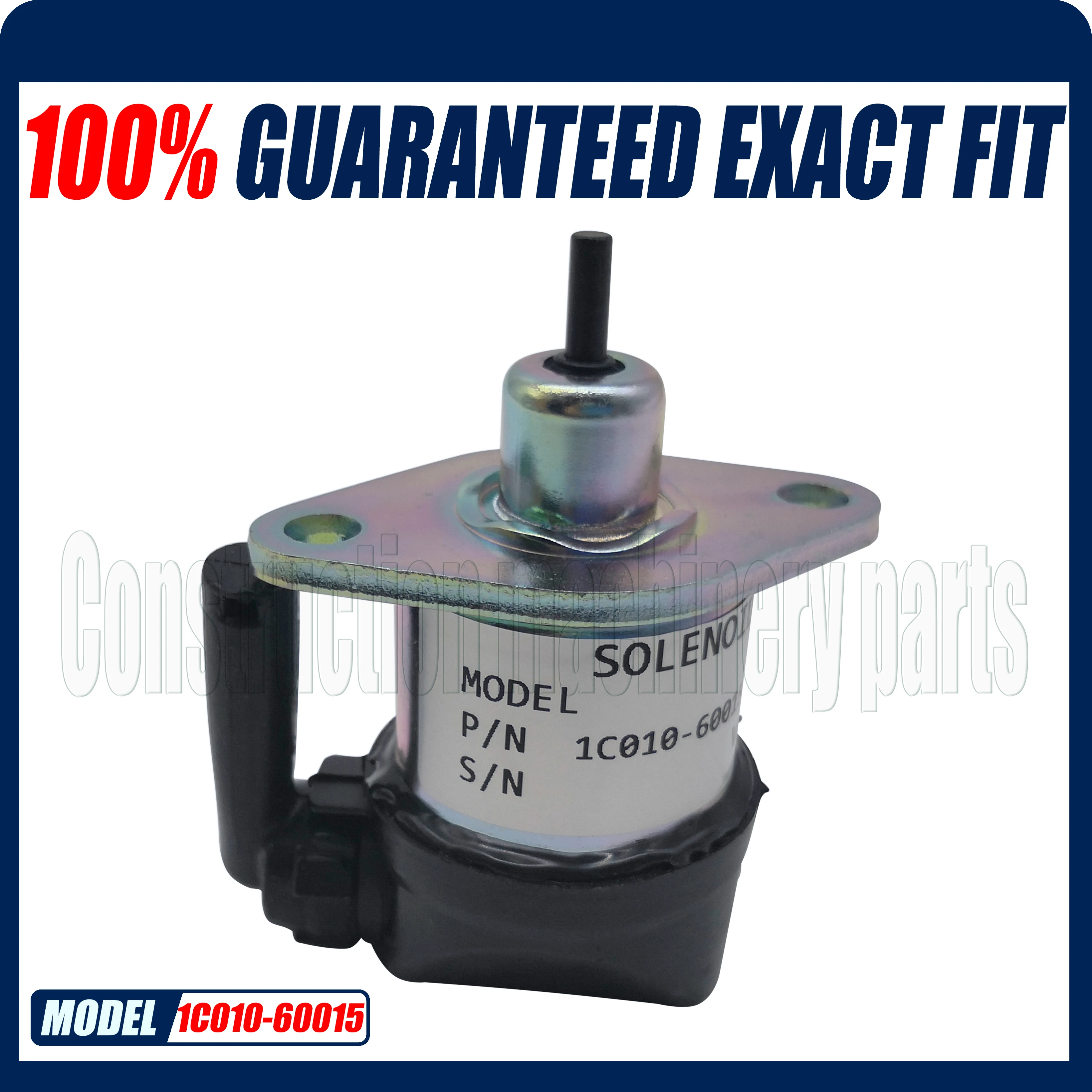

12V Fuel shut off solenoid Kubota 1C010-60015 1C010-60016 1C010-60017 1C010-60014
