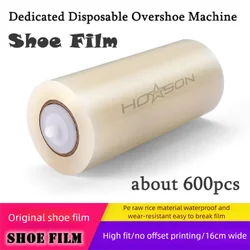 Shoe Cover Film for Shoes Cover Machine Thickened Disposable Foot Cover Dedicated Disposable Overshoe Machine Shoe Film 600PCS