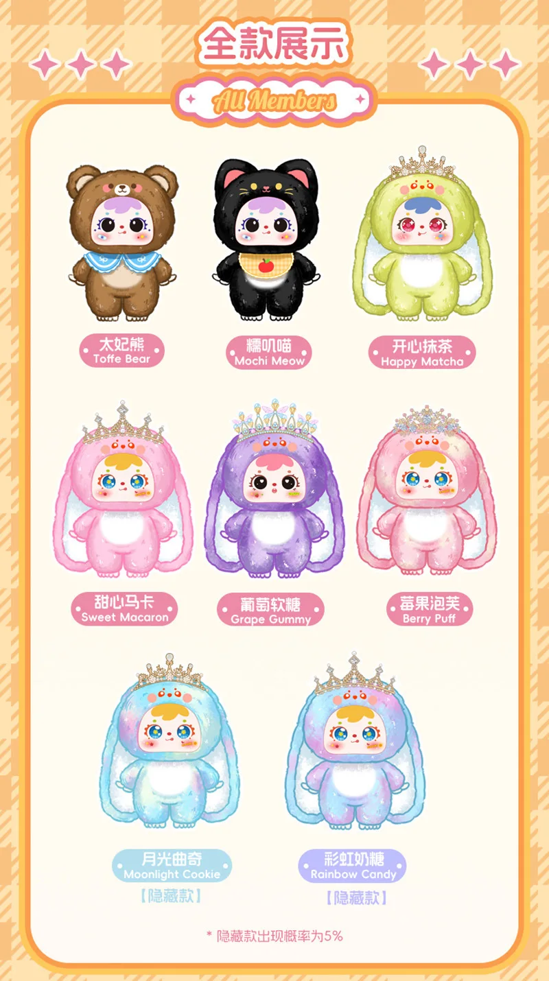 صموئيل حلاوة كاملة 400% دمية سر الفينيل صندوق أعمى موضة لطيف Kawaii ديكور فتاة لعبة مفاجأة هدايا عيد الميلاد