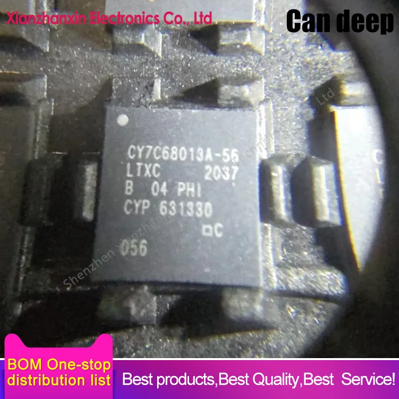 1pcs/lot CY7C68013A-56LTXC CY7C68013A-56 CY7C68013A QFN56 USB microcontrol chip in stock