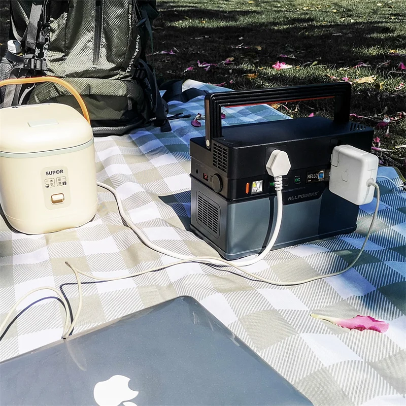 APP Control 606wh Portable Power Station, Outdoor Universal Power Bank For Notebook Battery Power Station Lithium For Family Use