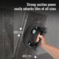 Protable Electric Vacuum Suction Cup 300kg Bearing Capacity Heavy Duty Vacuum Lifter for Granite Tile Glass Manual Lifting