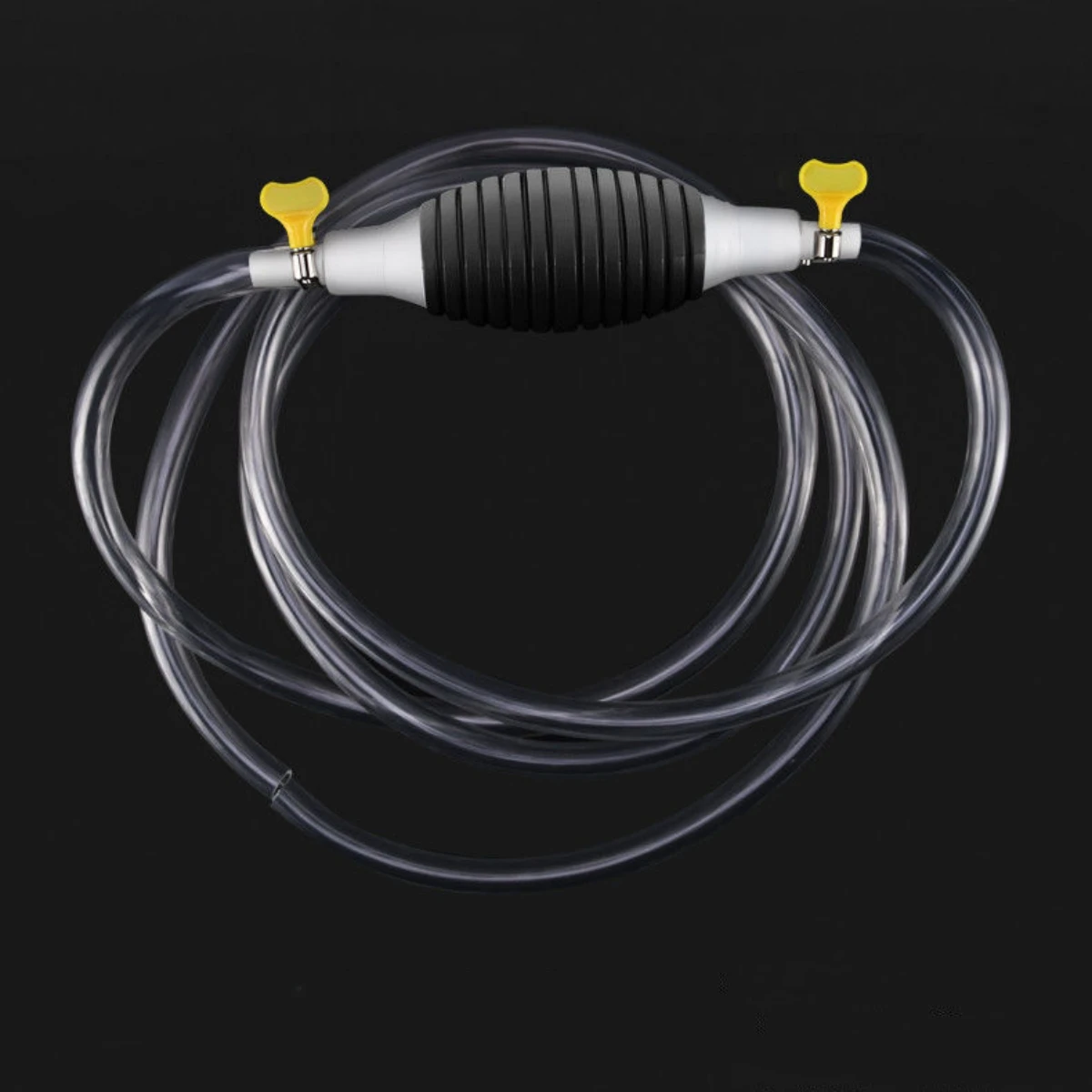 1m/2m Aquarium Mobile Handheld Water Pump Sucker Set Fish Tank Cleaning Tools Kitchen Car Universal Manual Self-Priming Oil Pipe