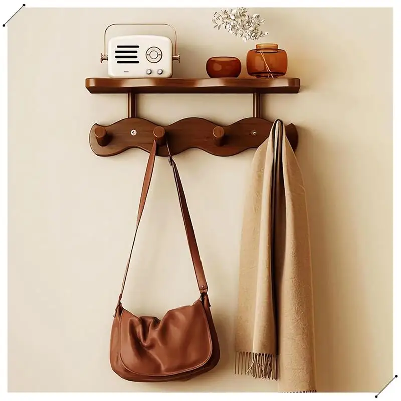 Entrance Door Clothes Hook Wall Hanging Porch Key Storage Decorative Hook Wall Rack