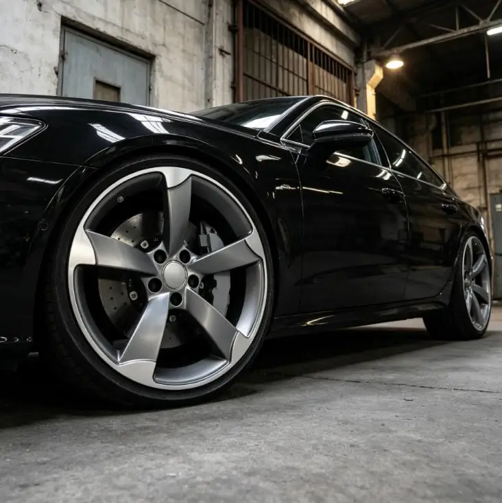 19-24 Inch 5x120 5x130 Two Tone Silver 5 Big Spoke Deep Concave High Performance Monoblock Forged Alloy Wheel Rims