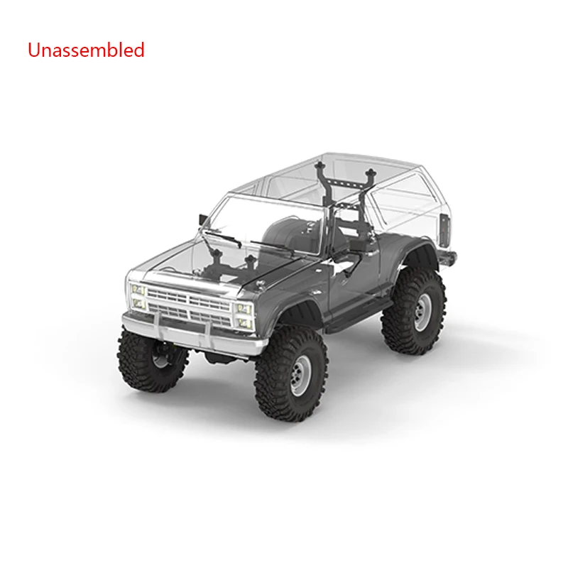 CROSS RC 1/10 EMO AT4 4x4 Crawler Car KIT 540 35T Motor Lights Differential Lock Model Outdoor Toys for Boys Gift TH19217-SMT6