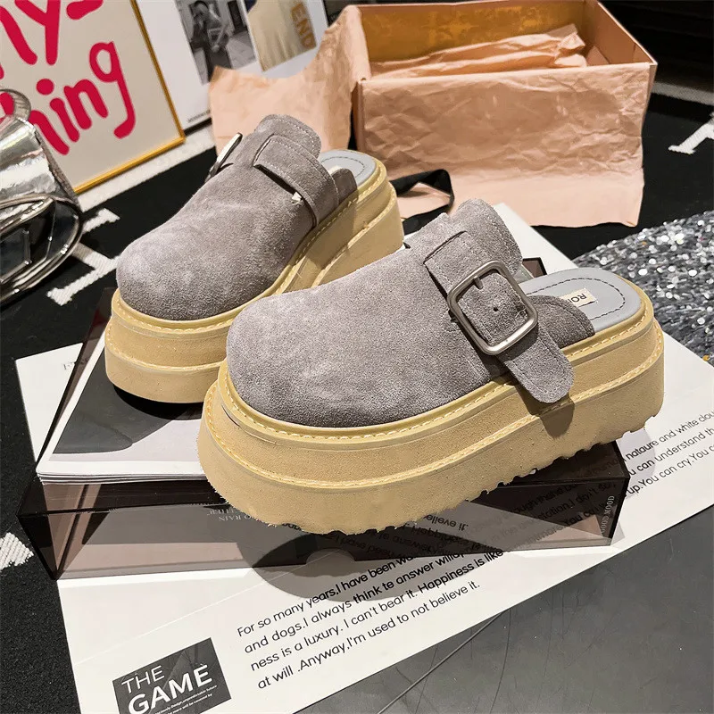 

Flats Platform Women Slippers New Sandals Mules Shoes 2025 Summer New Women Sport Loafers Slingback Casual Shoes Flip Flops