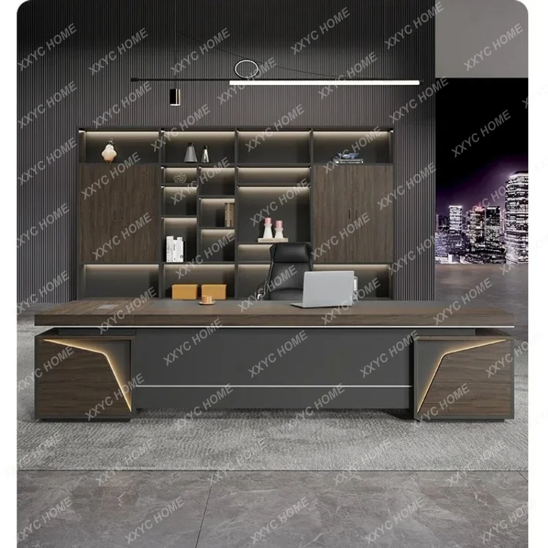 XXStorage Drawers Executive Desk Wooden Modern Wood Large Executive Desk Modern Drawers