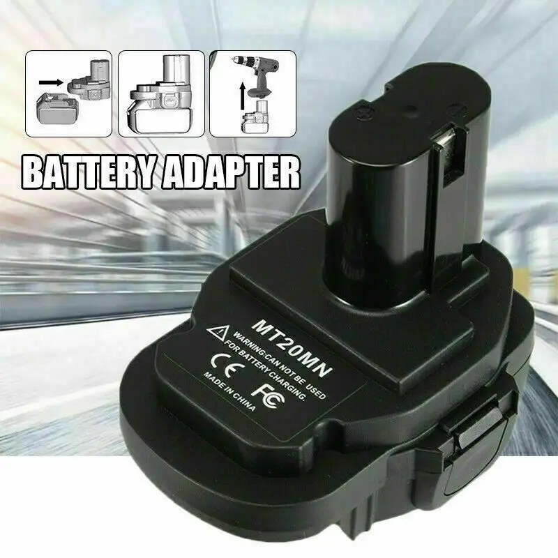 Adaptador de Bateria para Makita Bateria de Iões de Lítio 18v para Ni-mh Ni-cd Mt20mn Adaptador para Makita Bl1860b Bl1860 Bl1850b Bl1850 Bl1840 Bl183