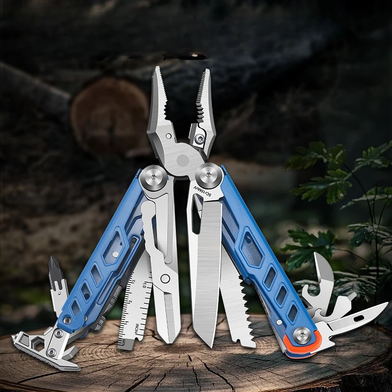 New Outdoor Multifunctional Tiger Pliers Fold Tool Convenient Camping Emergency Safety Combination EDC Manual Tool High Quality