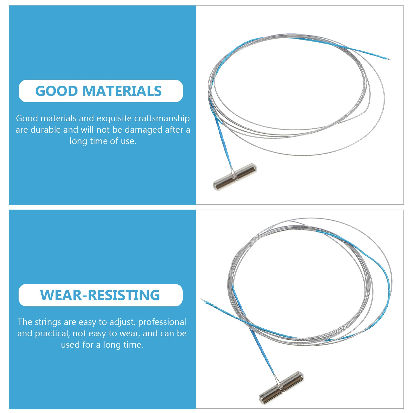 

Guzheng String Steel Wire Nylon Multi-Use Durable For Chinese Zither Professional Replacement Accessories Practical