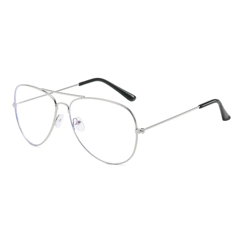 Shonemes Classic Pilot Eyeglasses Retro Anti Blue Light Glasses Frame Optical Computer Eyewear for Women Men