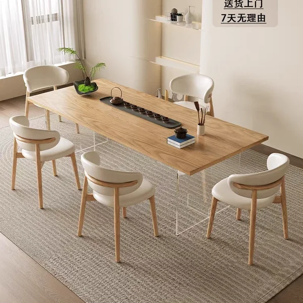 كرسي طعام من الخشب الصلب حقيبة ناعمة إسكندنافية كرسي خلفي للفنادق مطعم مقهى مصمم كرسي مكتب #2