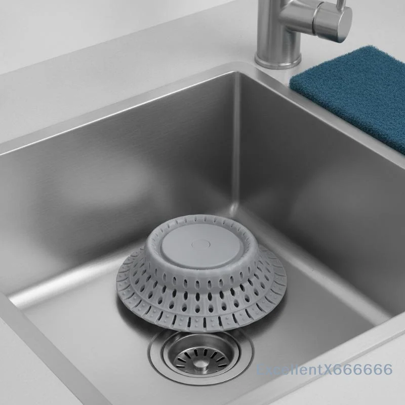 Silicone Sink Drain Filter Hair Catcher Anti Clog Flexible Mesh Stopper For Bathroom Bathtub Kitchen Sink Waste Pipe Block