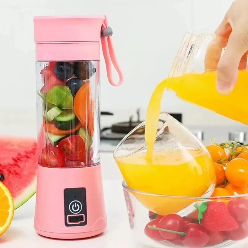 USB Electric Juicer Home 380ML Milkshake and Smoothie Fruit Blender Outdoor Camping Portable Multifunctional Juicer Cup