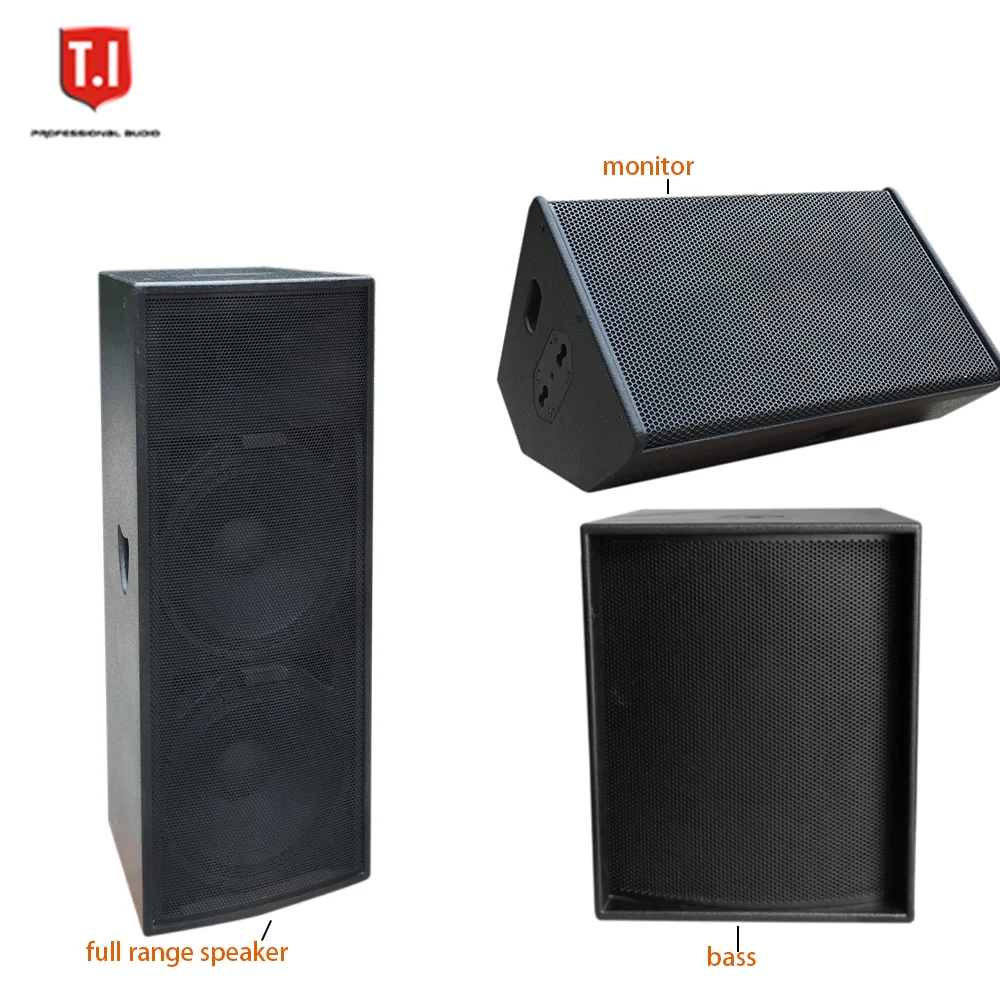 Ceremony M215+M118B Dual 15 Inch 800W Metal Shell Speaker for Wedding Party
