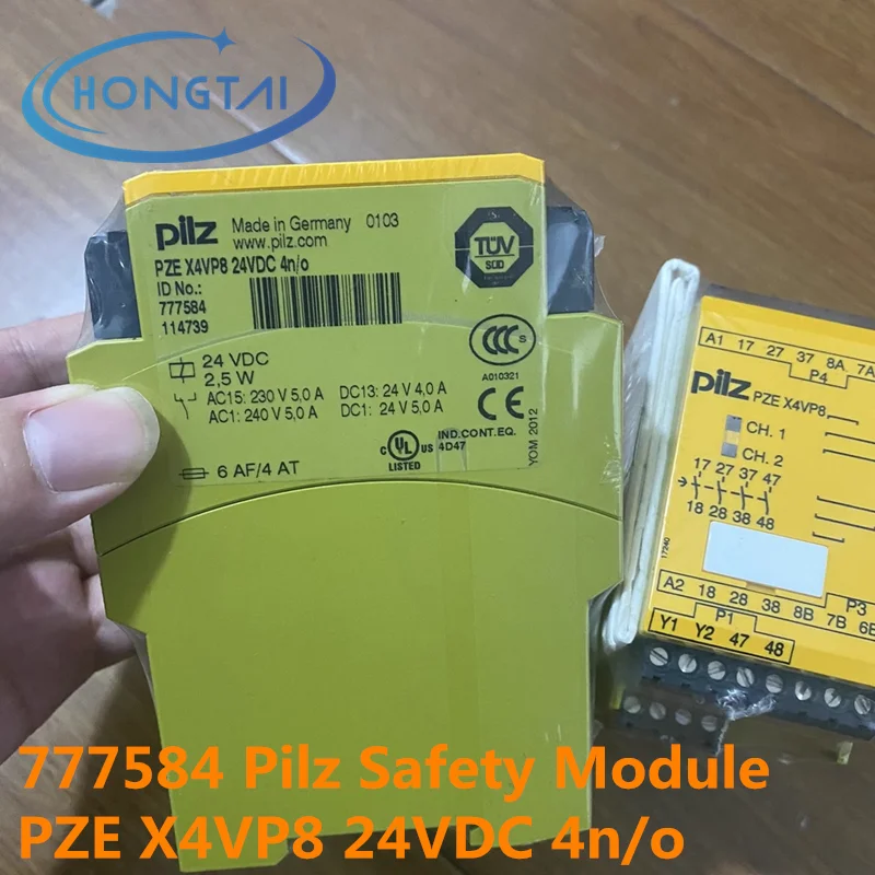 

Free Shipping Pilz Safety Module 777584 PZE X4VP8 24VDC 4n/o Original New