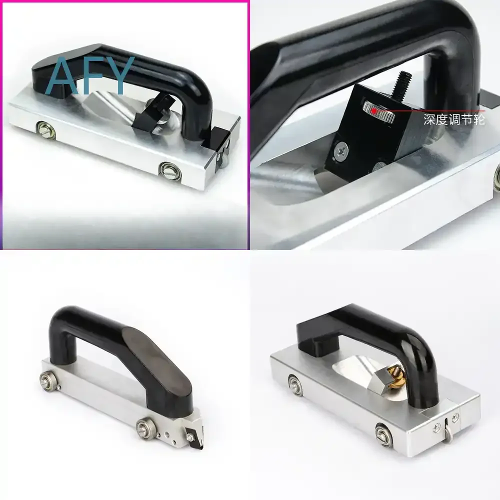 Floor Leather Slotted Guide Wheel for Badminton Court Plastic Flooring Installation Tools for Manual Push Knife Slotting