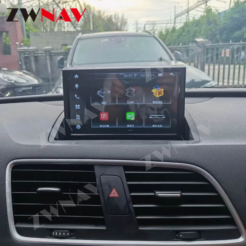 

Qualcomm Automotive Central DSP Multimedia 2 Din Android Screen GPS For Audi Q32012-2019Integrated Machine With Bluetooth Stereo