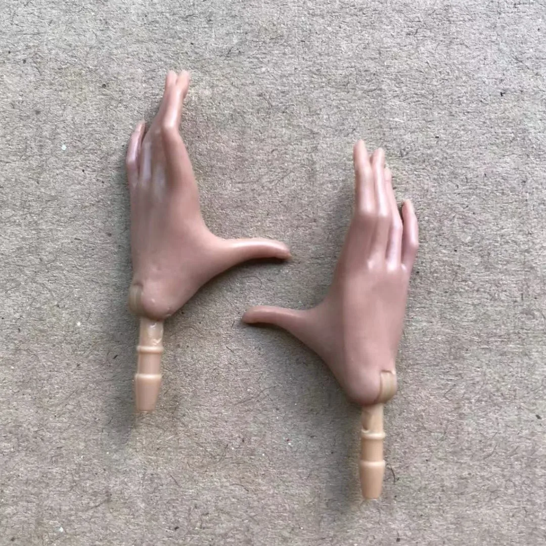 1/6 Puppe Hände Füße Super Weiß Beige Braun Puppe Zubehör 4 Geste Puppe Hände Dekore Für Weibliche Puppen – Detail 11